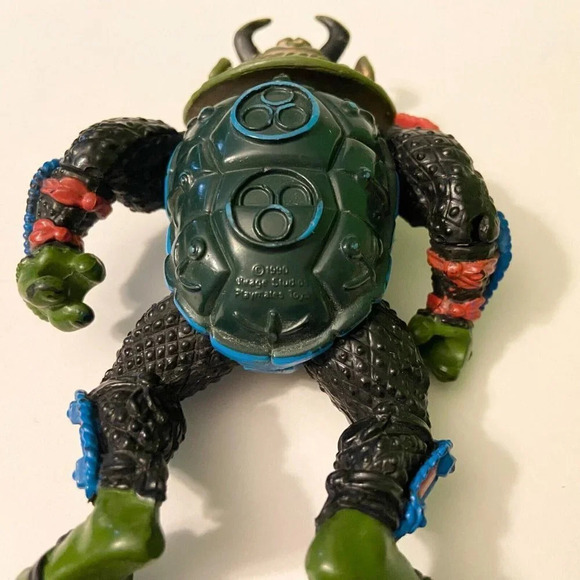 Vintage 1990 Teenage Mutant Ninja Turtle Leo Samurai TMNT Action Figure - Picture 6 of 9